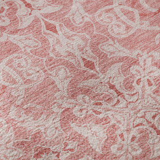 Piper Looms Mayfield Medallions AMF784 Pink Machine Washable Area Rug Swatch Image