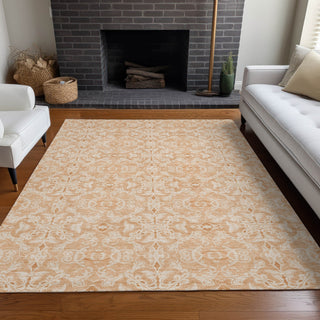 Piper Looms Mayfield Medallions AMF784 Salmon Machine Washable Area Rug Lifestyle Image Feature