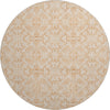 Piper Looms Mayfield Medallions AMF784 Salmon Machine Washable Area Rug Round Main Image