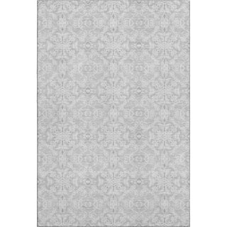 Piper Looms Mayfield Medallions AMF784 Silver Machine Washable Area Rug main image