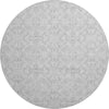 Piper Looms Mayfield Medallions AMF784 Silver Machine Washable Area Rug Round Main Image