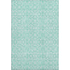 Piper Looms Mayfield Medallions AMF784 Turquoise Machine Washable Area Rug main image