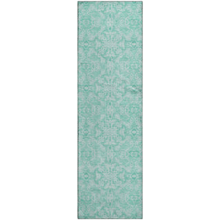 Piper Looms Mayfield Medallions AMF784 Turquoise Machine Washable Area Rug Runner Main Image