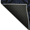 Piper Looms Mayfield Medallions AMF785 Blue Machine Washable Area Rug Backing Image