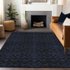 Piper Looms Mayfield Medallions AMF785 Blue Machine Washable Area Rug Lifestyle Image Feature
