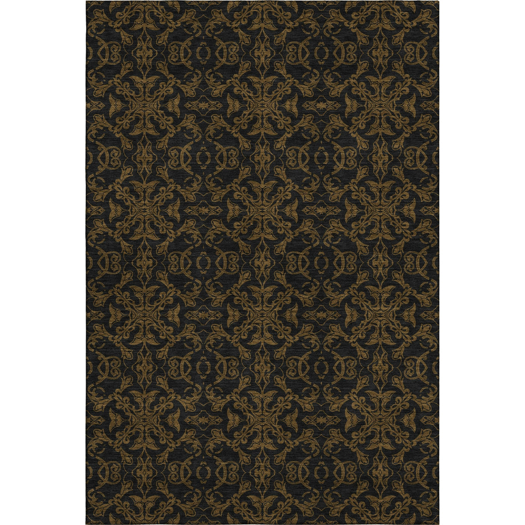 Piper Looms Mayfield Medallions AMF785 Brown Machine Washable Area Rug main image