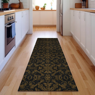 Piper Looms Mayfield Medallions AMF785 Brown Machine Washable Area Rug Runner Lifestyle Image Feature