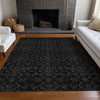 Piper Looms Mayfield Medallions AMF785 Gray Machine Washable Area Rug Lifestyle Image Feature