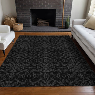 Piper Looms Mayfield Medallions AMF785 Gray Machine Washable Area Rug Lifestyle Image Feature