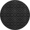 Piper Looms Mayfield Medallions AMF785 Gray Machine Washable Area Rug Round Main Image