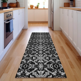Piper Looms Mayfield Medallions AMF785 Ivory Machine Washable Area Rug Runner Lifestyle Image Feature