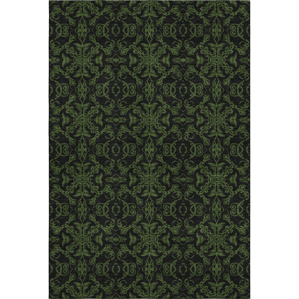 Piper Looms Mayfield Medallions AMF785 Olive Machine Washable Area Rug main image