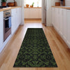 Piper Looms Mayfield Medallions AMF785 Olive Machine Washable Area Rug Runner Lifestyle Image Feature