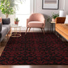 Piper Looms Mayfield Medallions AMF785 Red Machine Washable Area Rug Lifestyle Image Feature