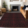 Piper Looms Mayfield Medallions AMF785 Red Machine Washable Area Rug Lifestyle Image Feature