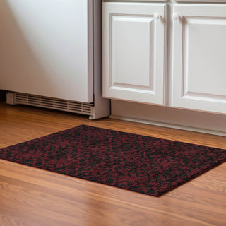 Piper Looms Mayfield Medallions AMF785 Red Machine Washable Area Rug Scatter Lifestyle Image Feature