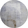 Piper Looms Mayfield Lines AMF786 Blue Machine Washable Area Rug Round Main Image