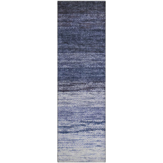 Piper Looms Mayfield Lines AMF786 Blue Machine Washable Area Rug Runner Main Image