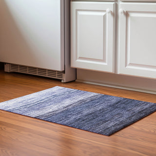 Piper Looms Mayfield Lines AMF786 Blue Machine Washable Area Rug Scatter Lifestyle Image Feature