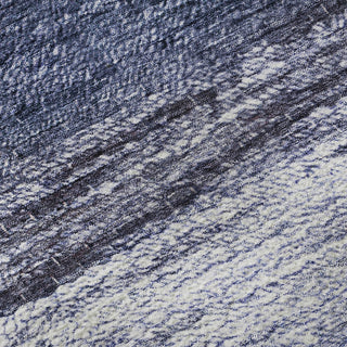 Piper Looms Mayfield Lines AMF786 Blue Machine Washable Area Rug Swatch Image