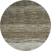 Piper Looms Mayfield Lines AMF786 Brown Machine Washable Area Rug Round Main Image