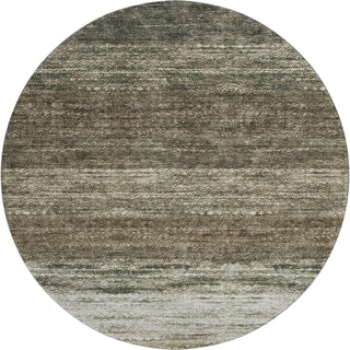 Piper Looms Mayfield Lines AMF786 Brown Machine Washable Area Rug Round Main Image