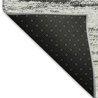 Piper Looms Mayfield Lines AMF786 Gray Machine Washable Area Rug Backing Image
