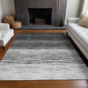 Piper Looms Mayfield Lines AMF786 Gray Machine Washable Area Rug Lifestyle Image Feature