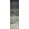 Piper Looms Mayfield Lines AMF786 Green Machine Washable Area Rug Runner Main Image