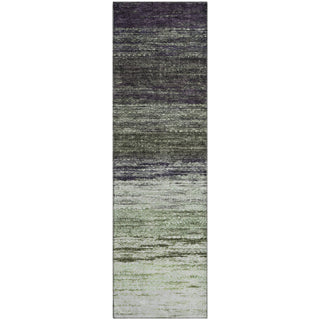 Piper Looms Mayfield Lines AMF786 Green Machine Washable Area Rug Runner Main Image