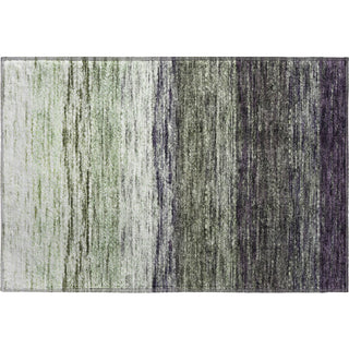 Piper Looms Mayfield Lines AMF786 Green Machine Washable Area Rug Scatter Main Image