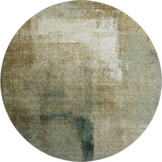 Piper Looms Mayfield Modern AMF787 Brown Machine Washable Area Rug Round Main Image