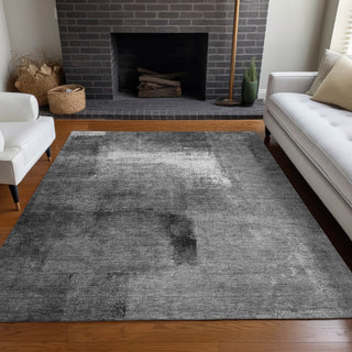 Piper Looms Mayfield Modern AMF787 Gray Machine Washable Area Rug Lifestyle Image Feature
