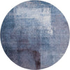Piper Looms Mayfield Modern AMF787 Navy Machine Washable Area Rug Round Main Image