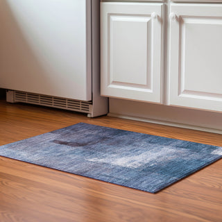 Piper Looms Mayfield Modern AMF787 Navy Machine Washable Area Rug Scatter Lifestyle Image Feature