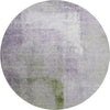 Piper Looms Mayfield Modern AMF787 Purple Machine Washable Area Rug Round Main Image