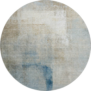 Piper Looms Mayfield Modern AMF787 Taupe Machine Washable Area Rug Round Main Image