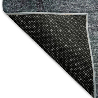 Piper Looms Mayfield Modern AMF787 Teal Machine Washable Area Rug Backing Image