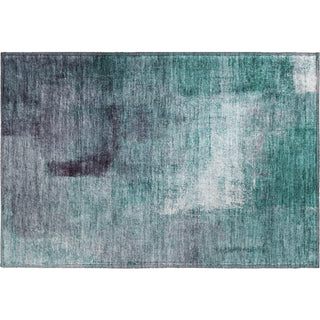 Piper Looms Mayfield Modern AMF787 Teal Machine Washable Area Rug Scatter Main Image
