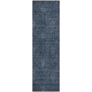 Piper Looms Mayfield Floral AMF788 Blue Machine Washable Area Rug Runner Main Image