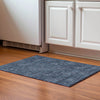 Piper Looms Mayfield Floral AMF788 Blue Machine Washable Area Rug Scatter Lifestyle Image Feature