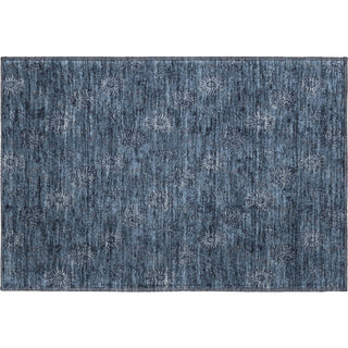 Piper Looms Mayfield Floral AMF788 Blue Machine Washable Area Rug Scatter Main Image
