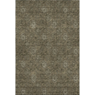 Piper Looms Mayfield Floral AMF788 Brown Machine Washable Area Rug main image