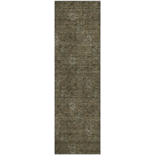 Piper Looms Mayfield Floral AMF788 Brown Machine Washable Area Rug Runner Main Image