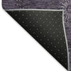 Piper Looms Mayfield Floral AMF788 Eggplant Machine Washable Area Rug Backing Image