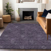 Piper Looms Mayfield Floral AMF788 Eggplant Machine Washable Area Rug Lifestyle Image Feature