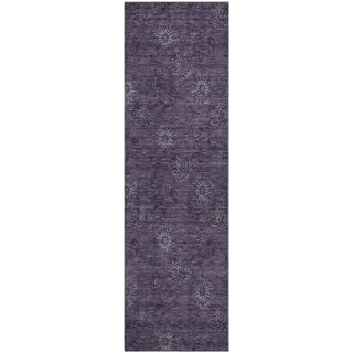 Piper Looms Mayfield Floral AMF788 Eggplant Machine Washable Area Rug Runner Main Image