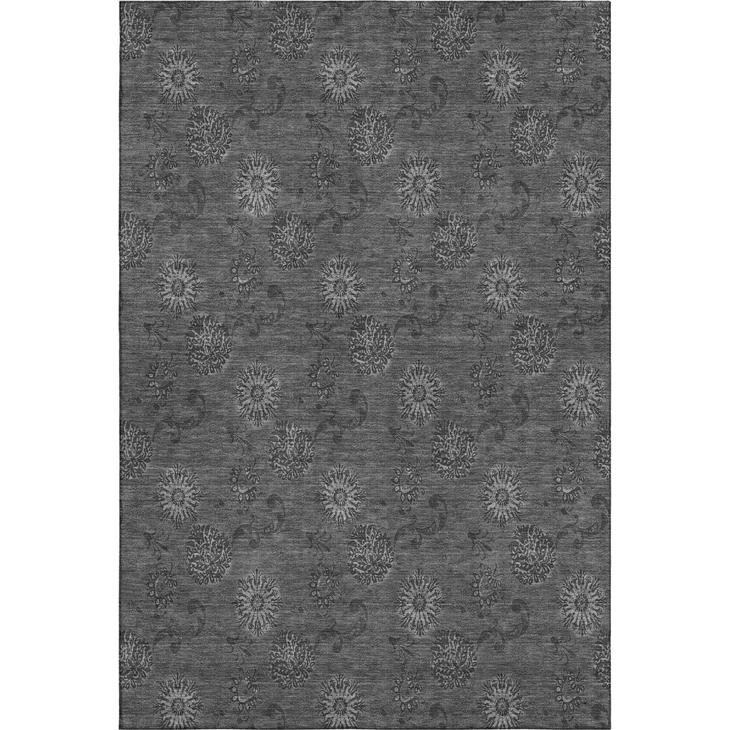 Piper Looms Mayfield Floral AMF788 Gray Machine Washable Area Rug main image
