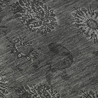 Piper Looms Mayfield Floral AMF788 Gray Machine Washable Area Rug Swatch Image