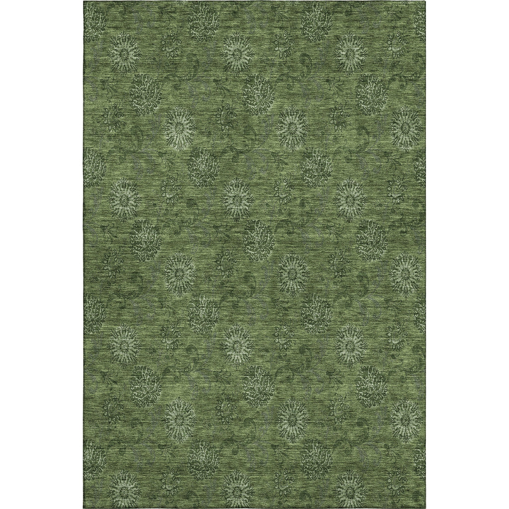 Piper Looms Mayfield Floral AMF788 Olive Machine Washable Area Rug main image